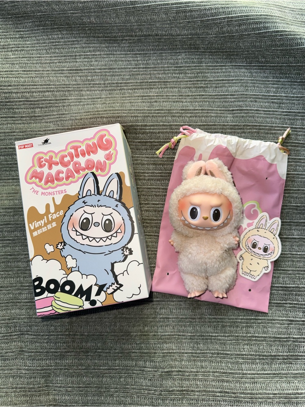 Labubu Soymilk Exciting Macaroon by POP MART - Authentic